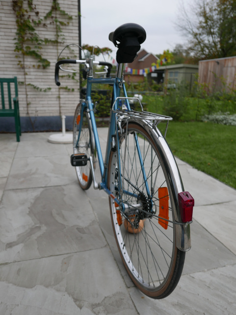 draaipunt ornament stortbui retro-fiets